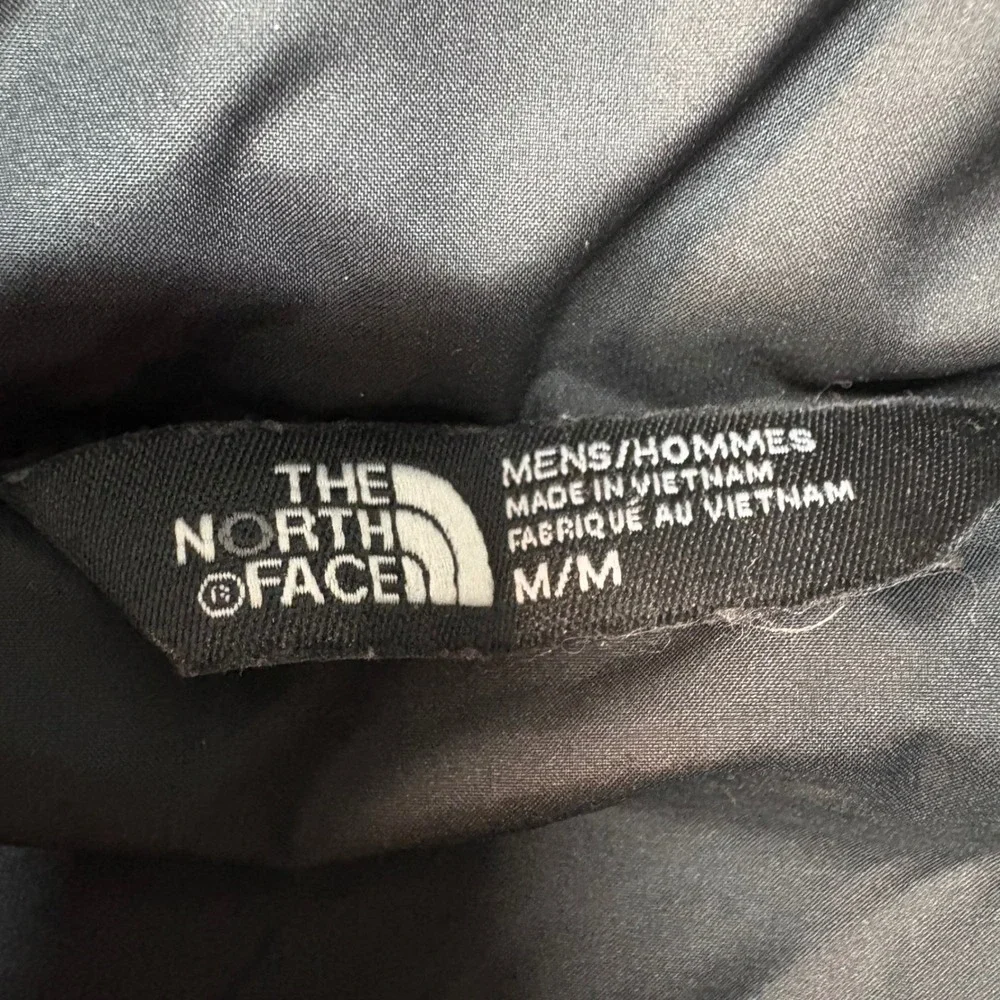 The North Face Mens Black Quilted Puffer Vest Full Zip Insulated Medium